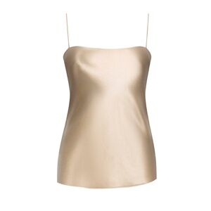 REFINE The Rachel Silk Cami Top Sand $292 Like New Sz 2 = US 4